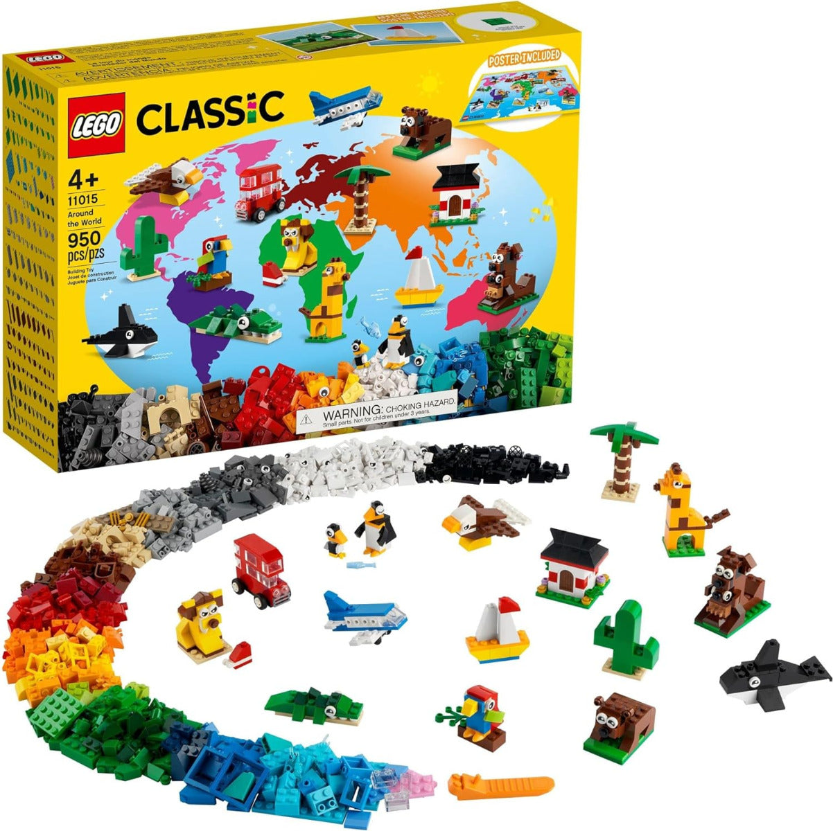 Buy Lego Classic Around The World 11015 Building Toy with 940pcs | Yallatoys.com
