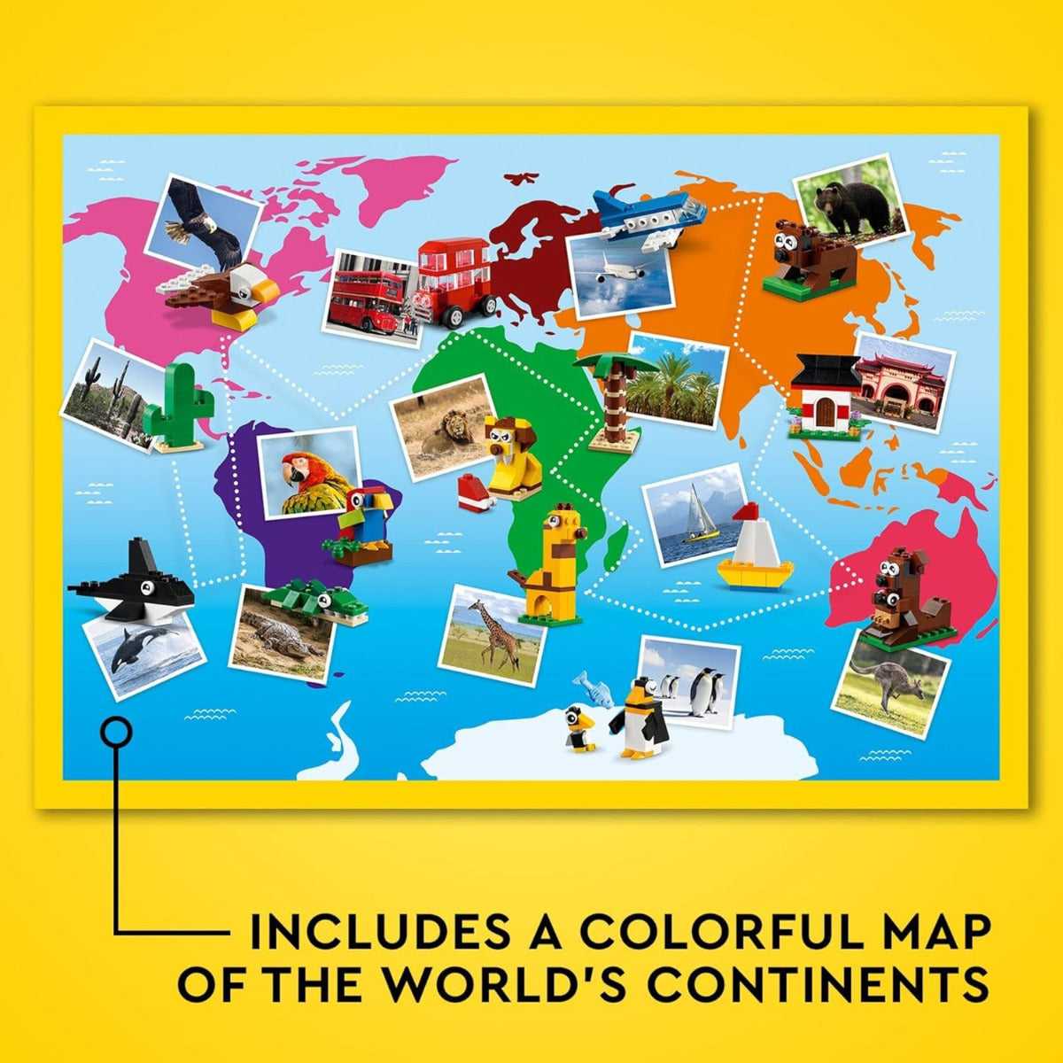 Buy Lego Classic Around The World 11015 Building Toy with 940pcs | Yallatoys.com