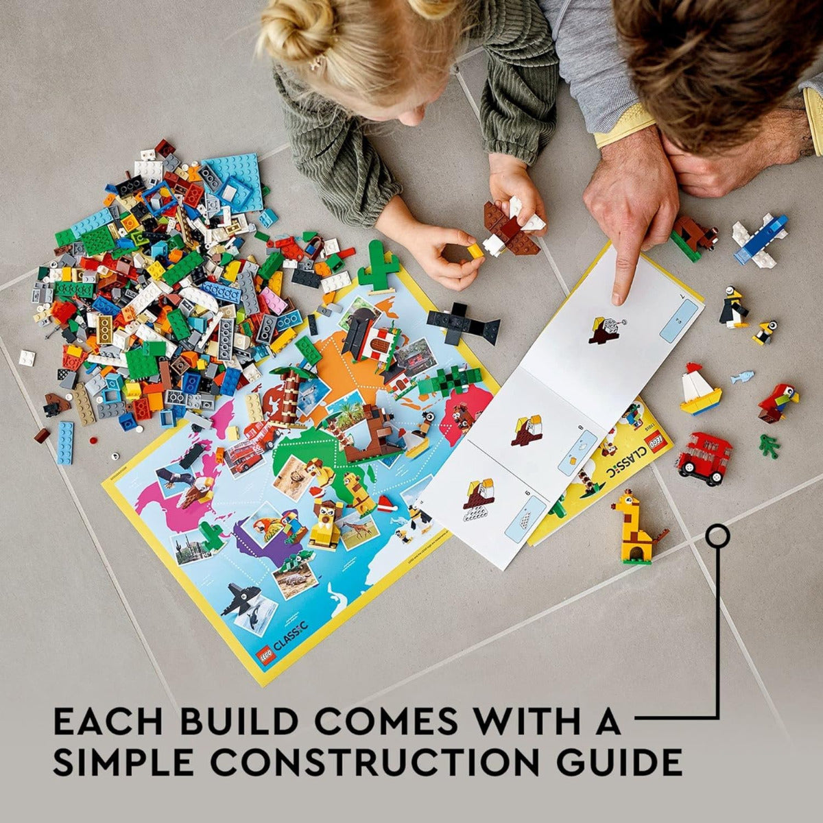 Buy Lego Classic Around The World 11015 Building Toy with 940pcs | Yallatoys.com