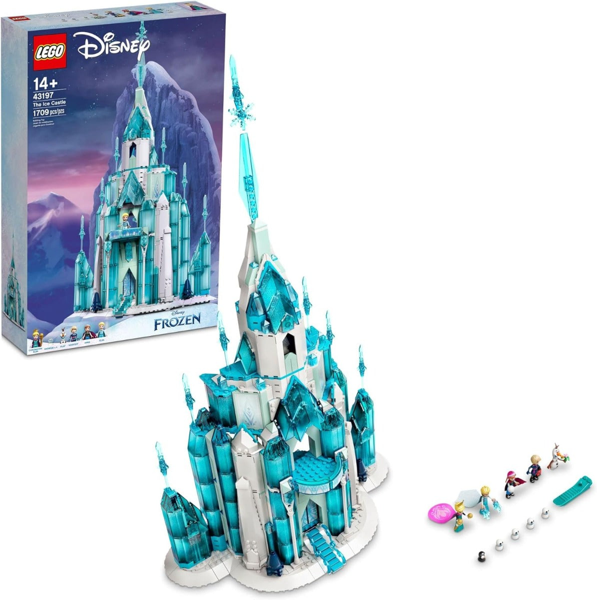 Buy Lego Disney Princess The Ice Castle Building Toy 43197 with 1709pcs | Yallatoys.com