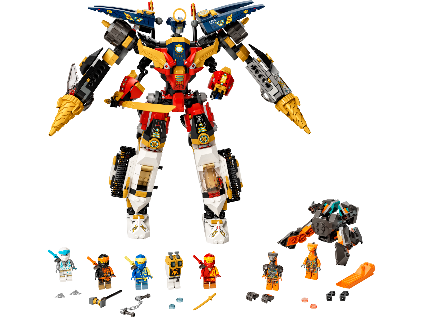 Buy Lego Ninjago 71765 Ninja Ultra Combo Mech with 1104pcs | Yallatoys.com