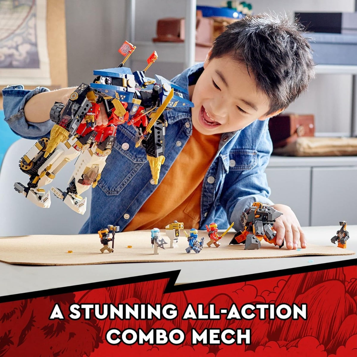 Buy Lego Ninjago 71765 Ninja Ultra Combo Mech with 1104pcs | Yallatoys.com