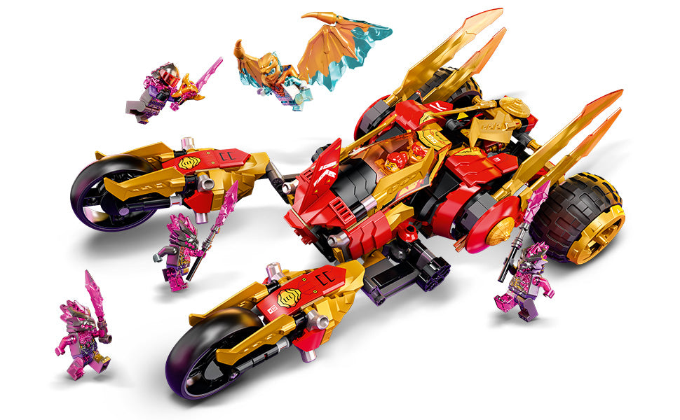 Buy Lego Ninjago Kai's Golden Dragon Raider 71773 with 624pcs | Yallatoys.com
