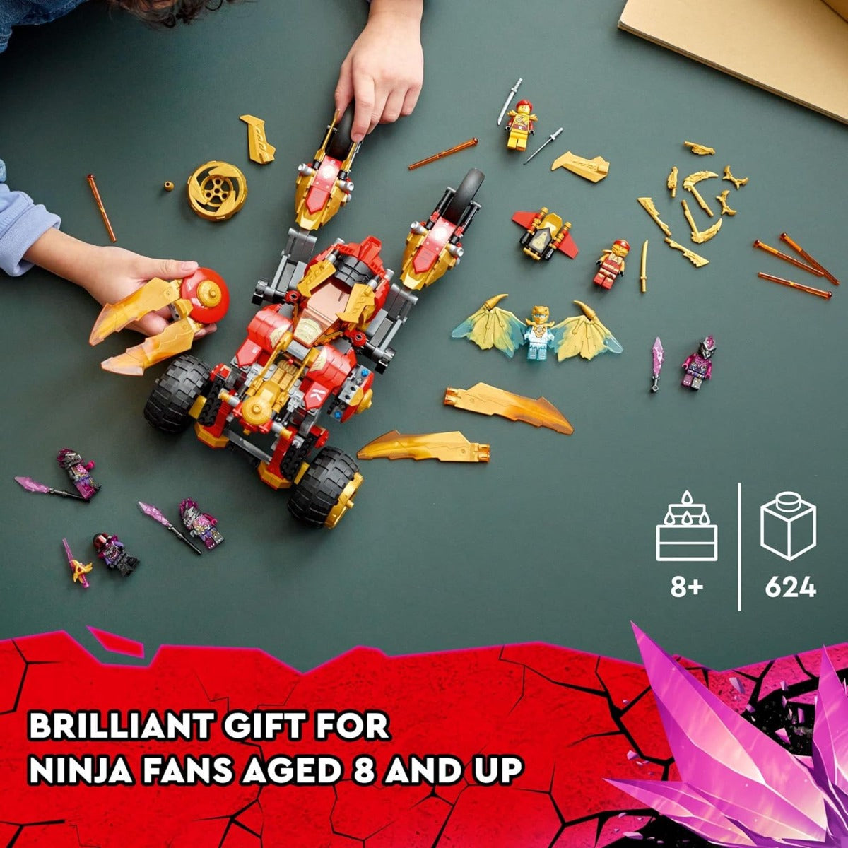 Buy Lego Ninjago Kai's Golden Dragon Raider 71773 with 624pcs | Yallatoys.com