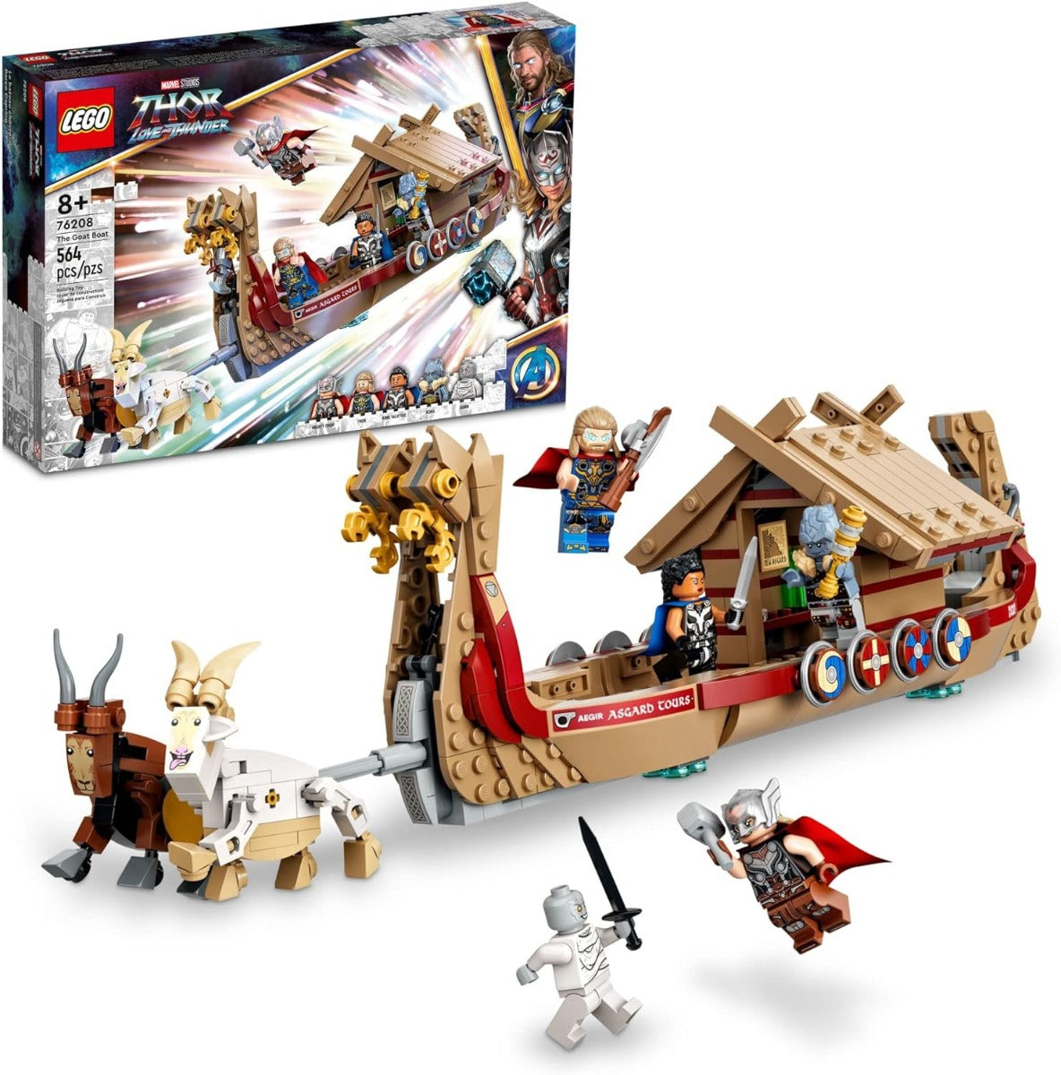 Buy Lego Marvel The Goat Boat 76208 Building Set with 564pcs | Yallatoys.com
