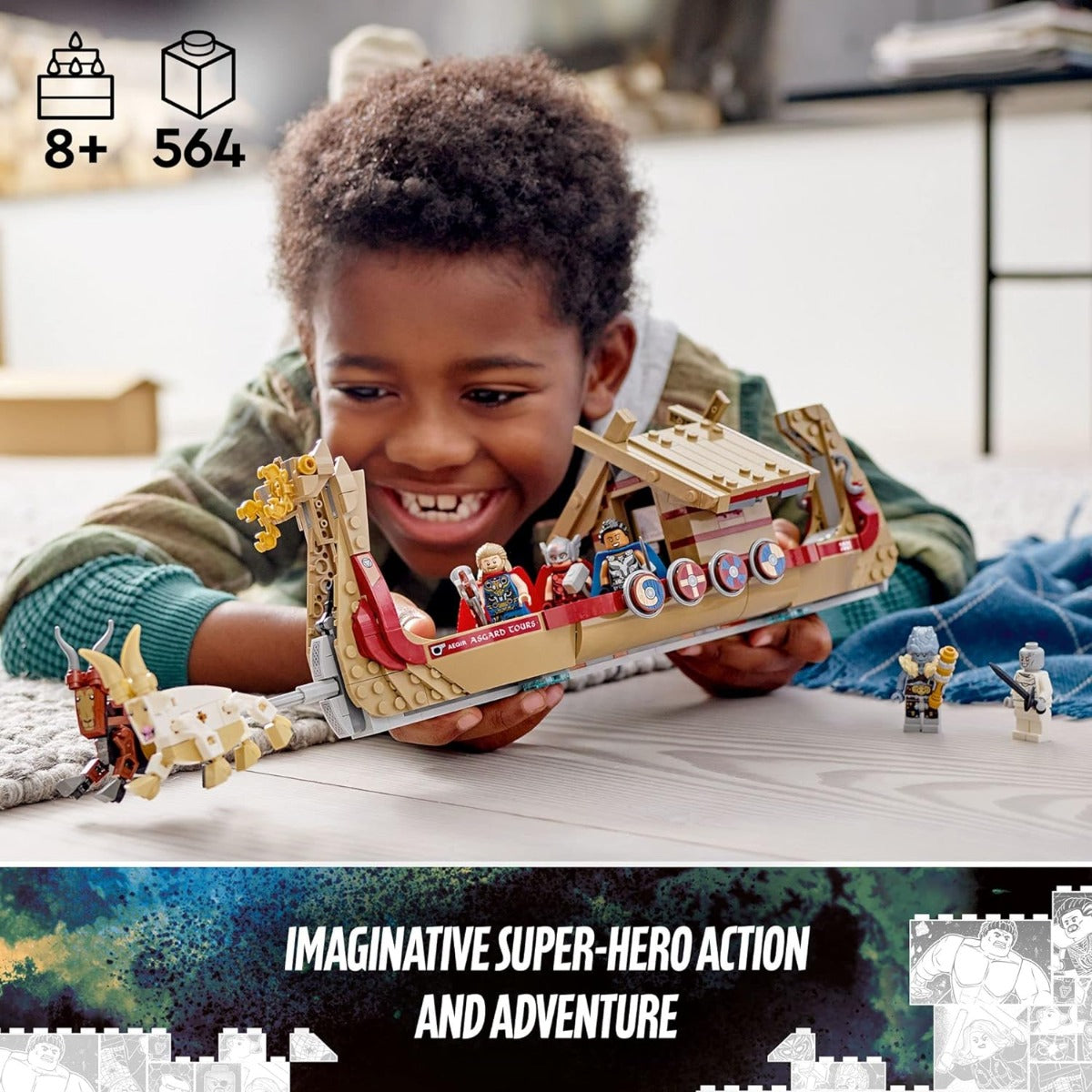 Buy Lego Marvel The Goat Boat 76208 Building Set with 564pcs | Yallatoys.com