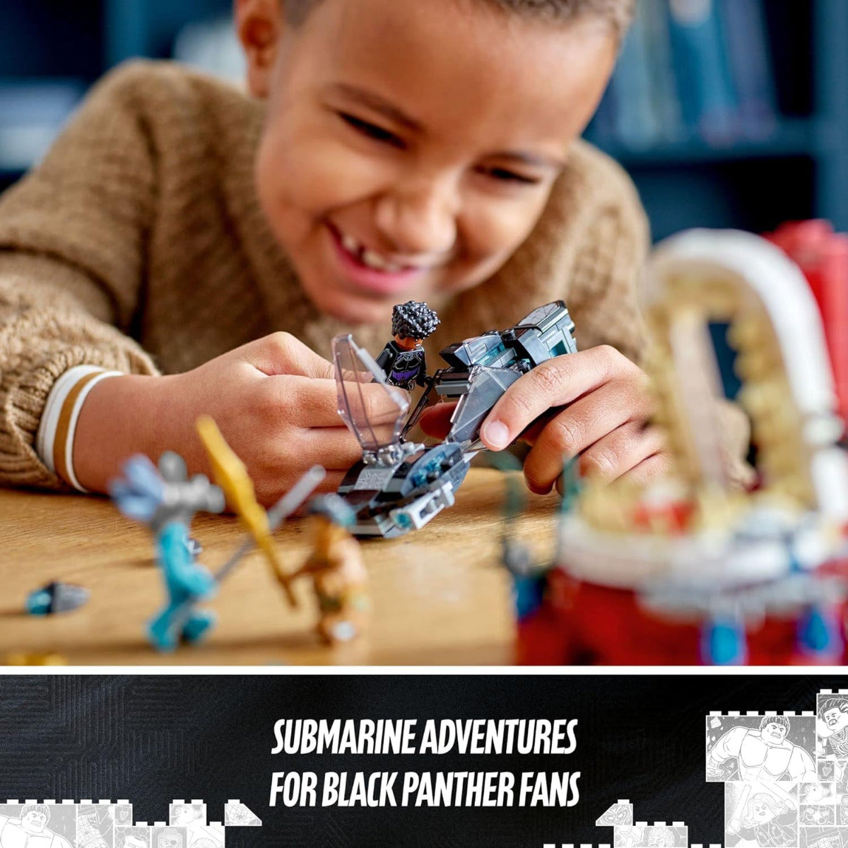 Buy Lego Marvel Black Panther Wakanda Forever King Namor’s Throne Room 76213 with 355pcs | Yallatoys.com