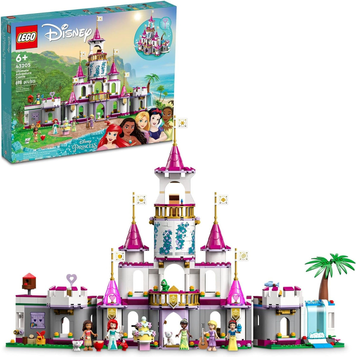 Buy Lego Disney Princess Ultimate Adventure Castle 43205 with 698pcs | Yallatoys.com