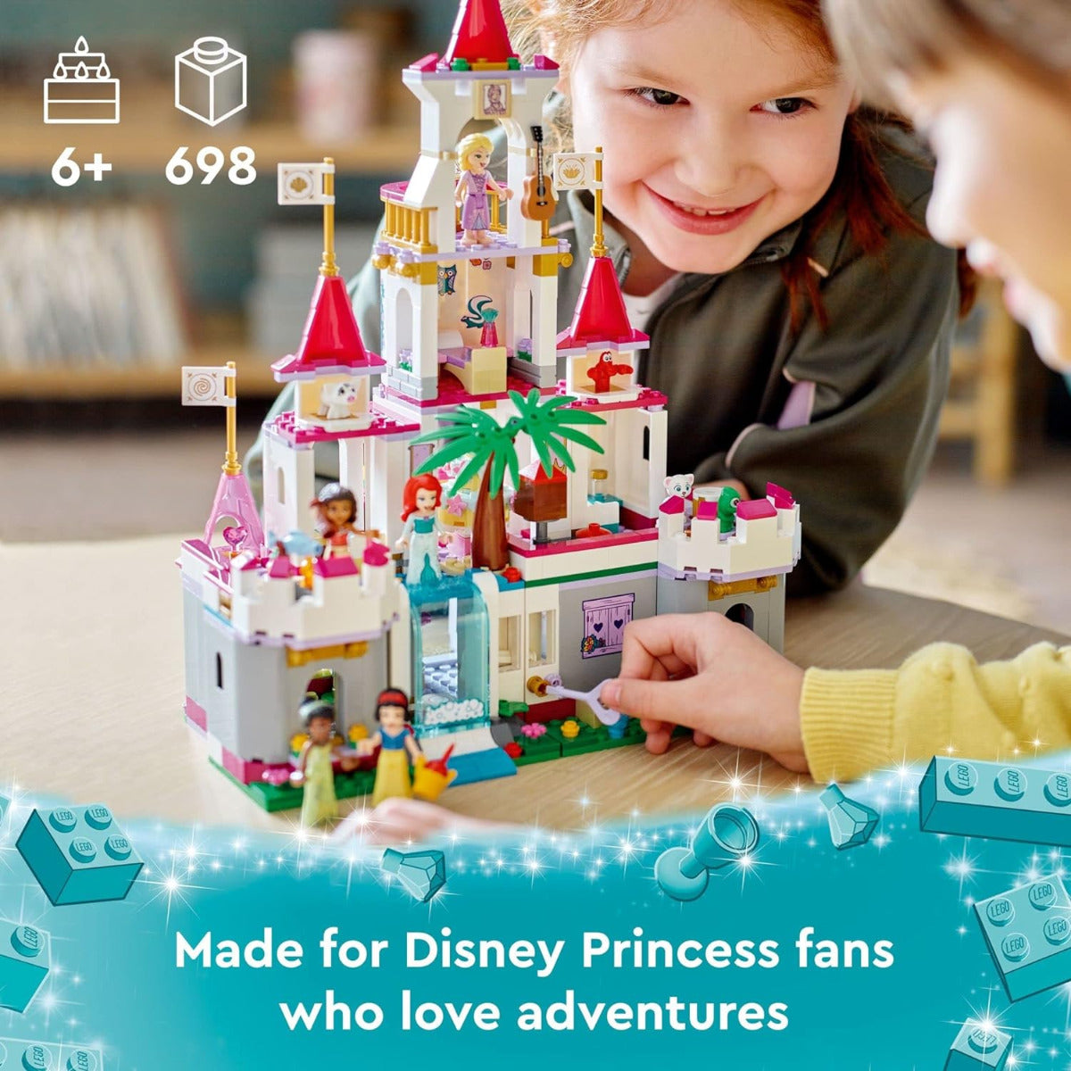Buy Lego Disney Princess Ultimate Adventure Castle 43205 with 698pcs | Yallatoys.com