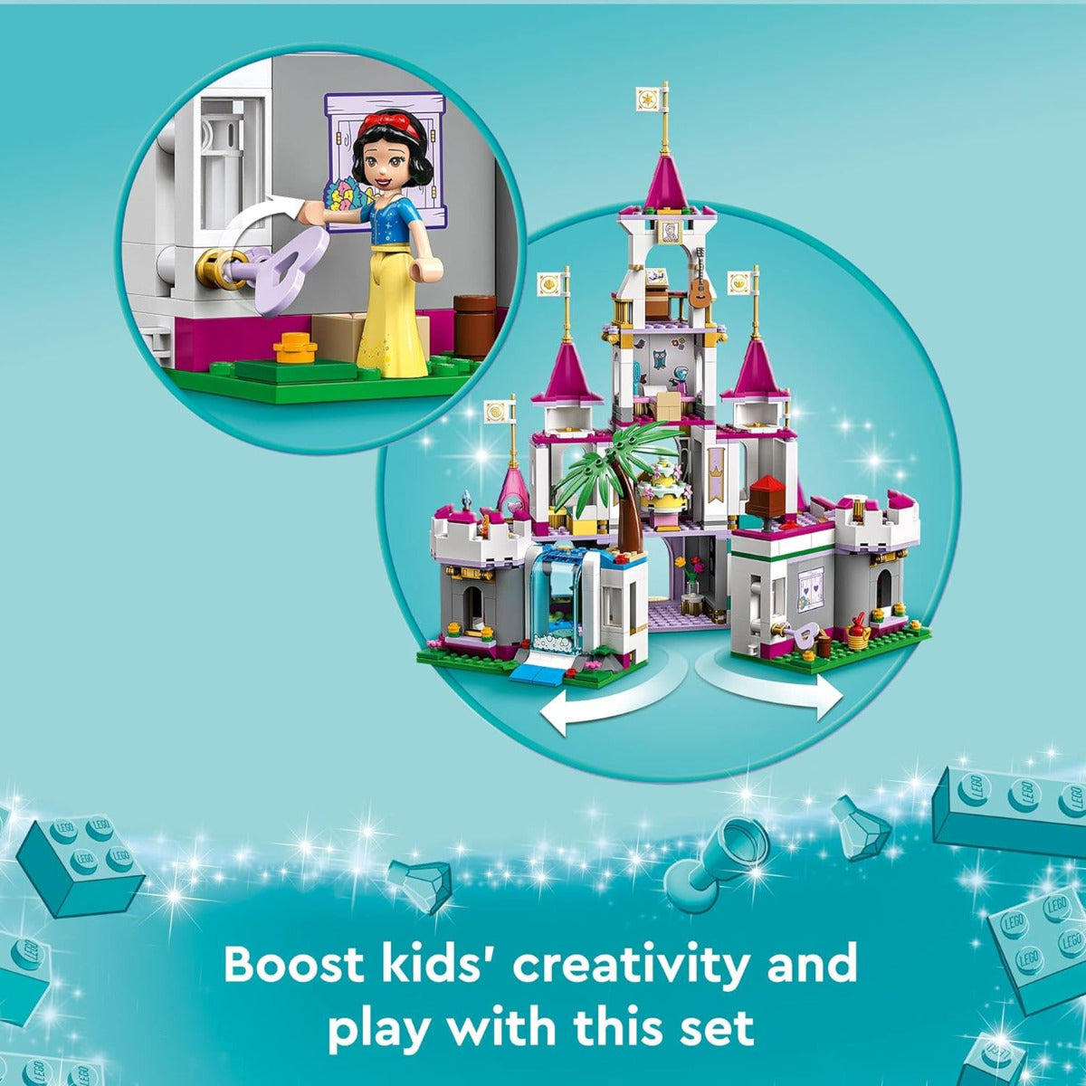Buy Lego Disney Princess Ultimate Adventure Castle 43205 with 698pcs | Yallatoys.com