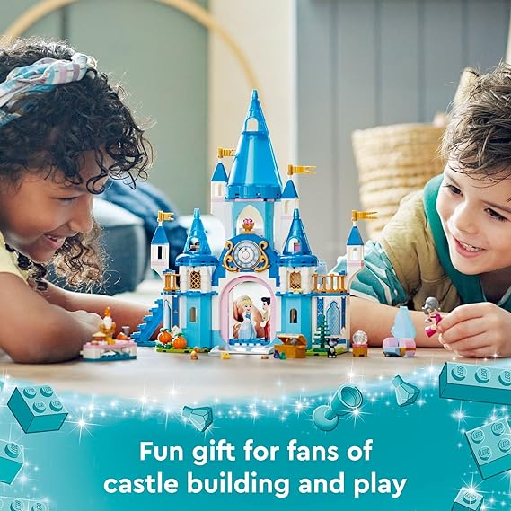 Buy Lego Disney Princess Cinderella and Prince Charming's Castle 43206 with 365pcs | Yallatoys.com