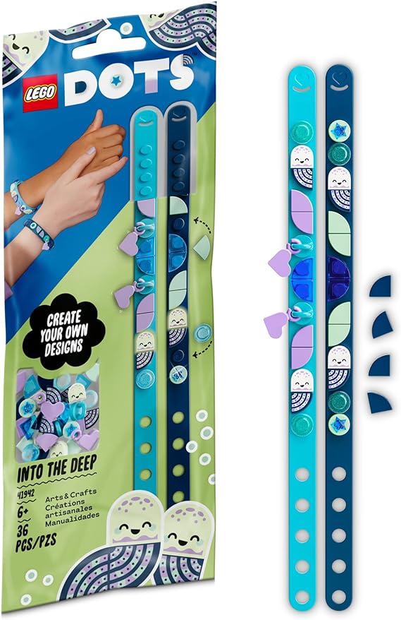 Buy Lego Dots Into The Deep Bracelets with Charms 41942 with 36pcs | Yallatoys.com