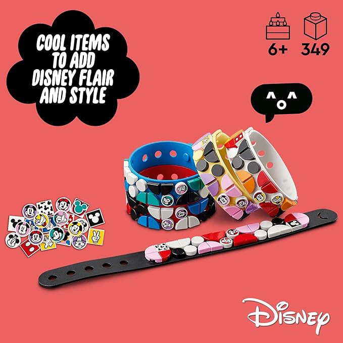Buy Lego Dots 41947 Mickey & Friends Bracelets Mega Pack With 349pcs | Yallatoys.com