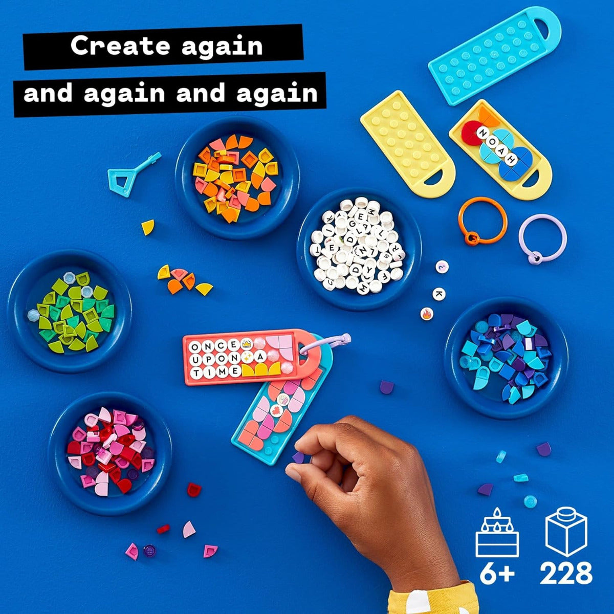 Buy Lego Dots Bag Tags Mega Pack Messaging V29 with 228pcs | Yallatoys.com
