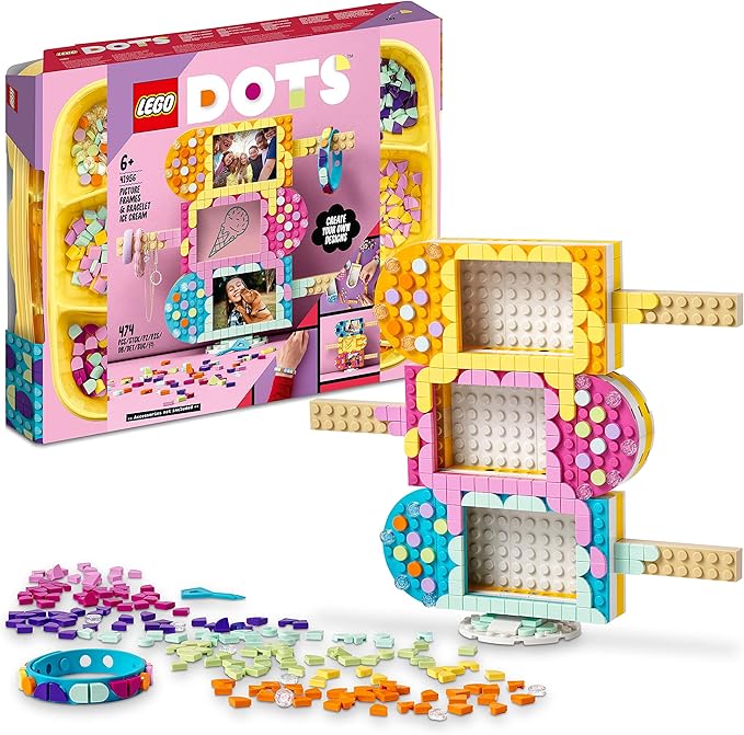 Buy Lego Dots 41956 Ice Cream Picture Frames & Bracelet With 474pcs | Yallatoys.com