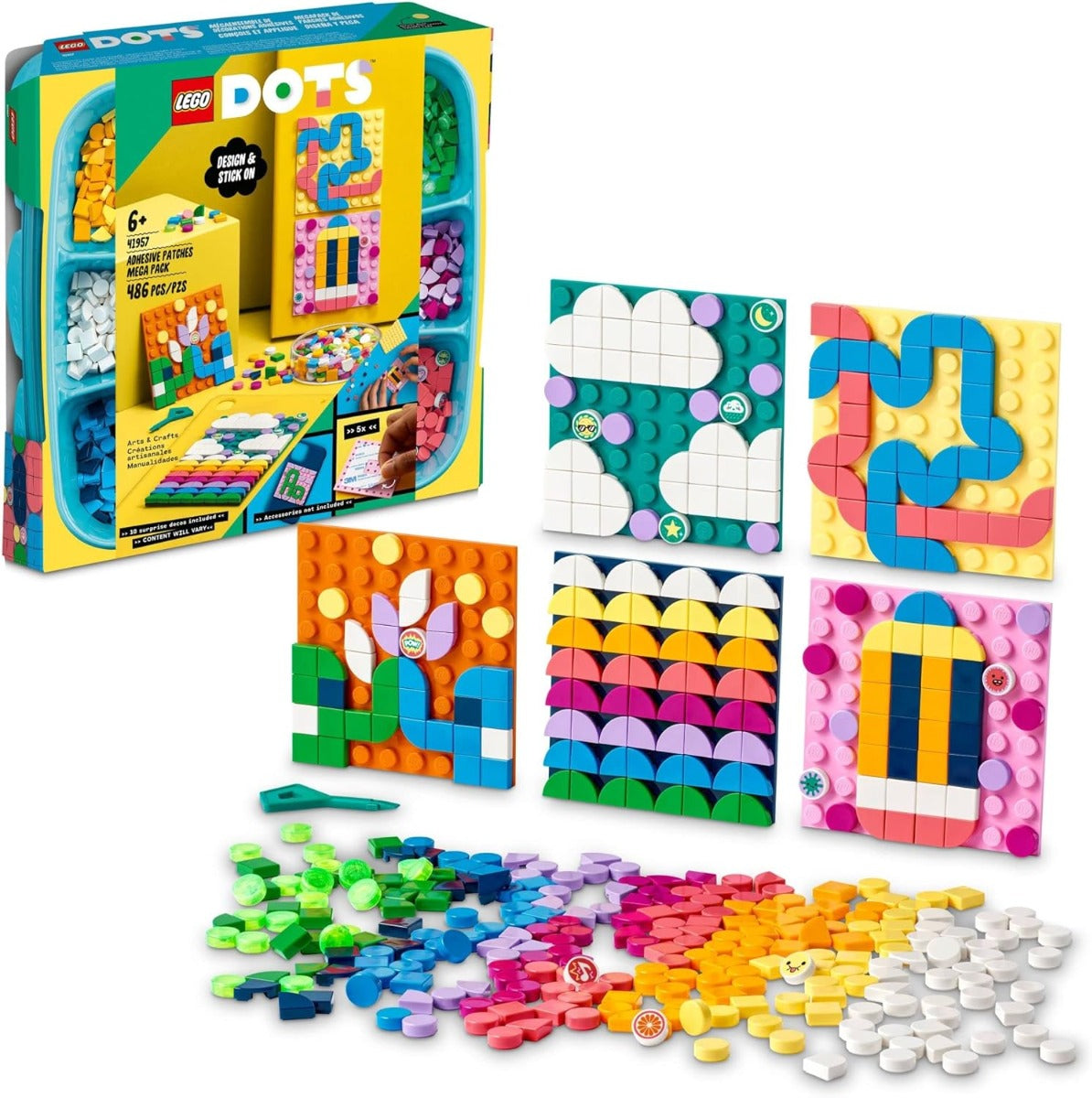 Buy Lego Dots Adhesive Patches Mega Pack 41957 with 486pcs | Yallatoys.com