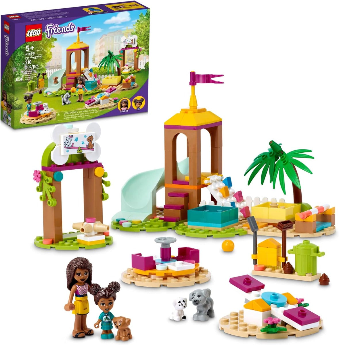 Buy Lego Friends Pet Playground 41698 with 210pcs | Yallatoys.com