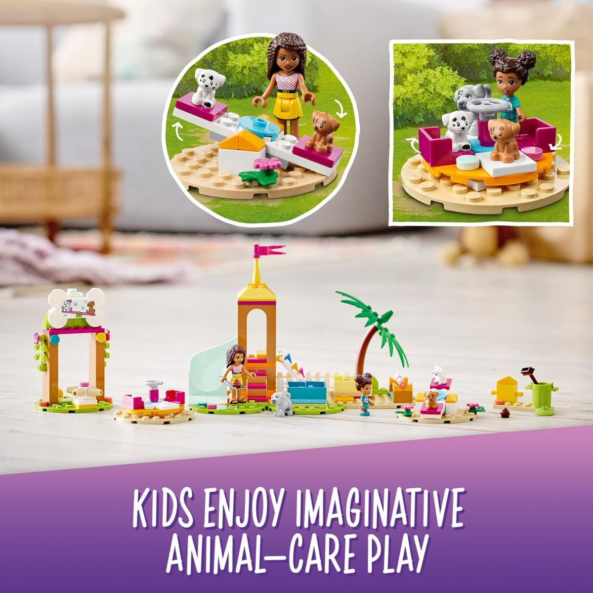 Buy Lego Friends Pet Playground 41698 with 210pcs | Yallatoys.com