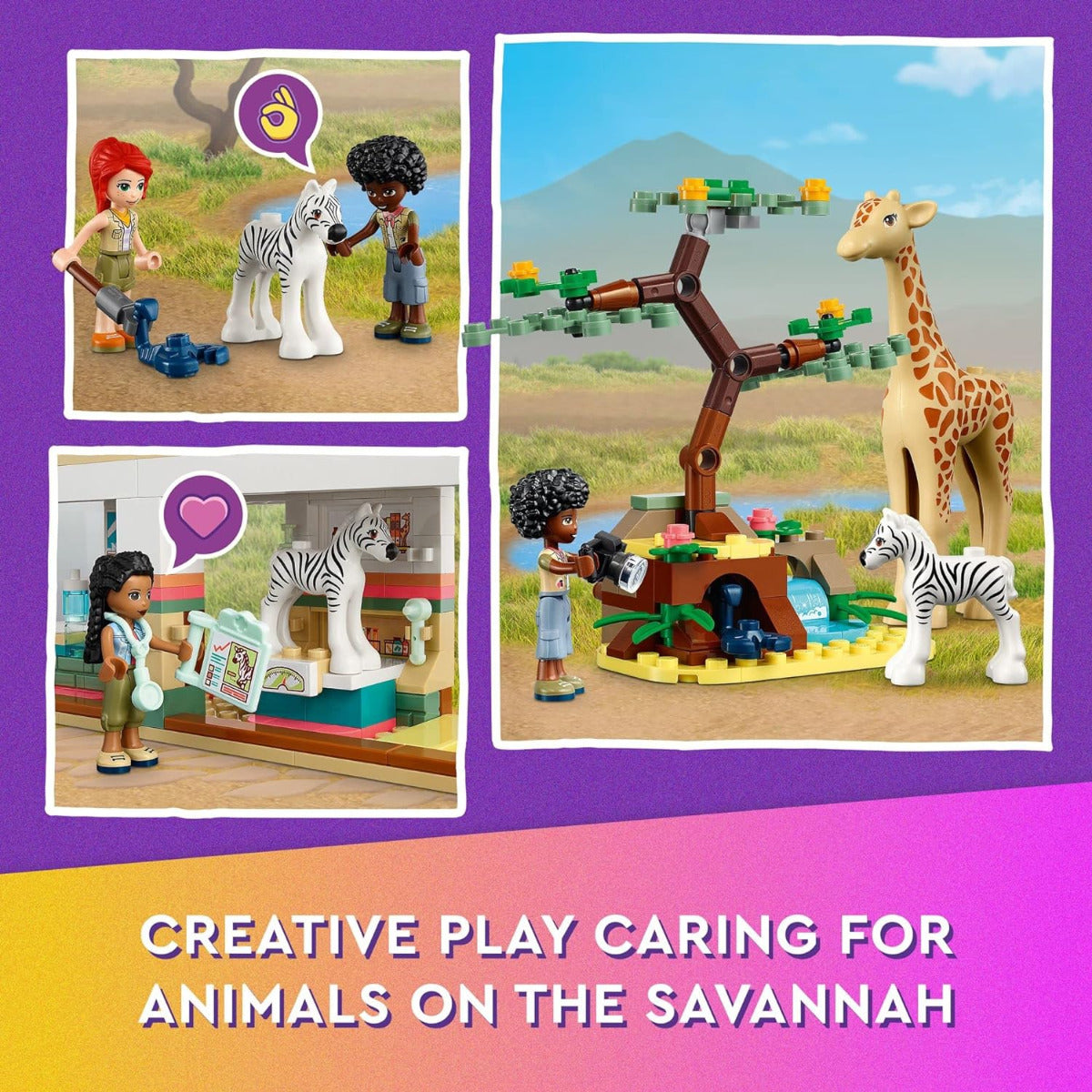Buy Lego Friends Mias Wildlife Rescue Toy 41717 with 430pcs | Yallatoys.com