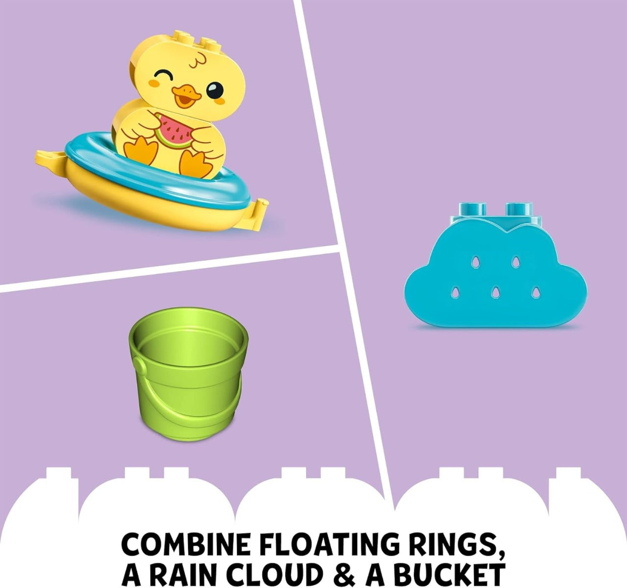 Buy Lego Duplo Bath Time Fun Floating Animal Train 10965 with 14pcs | Yallatoys.com