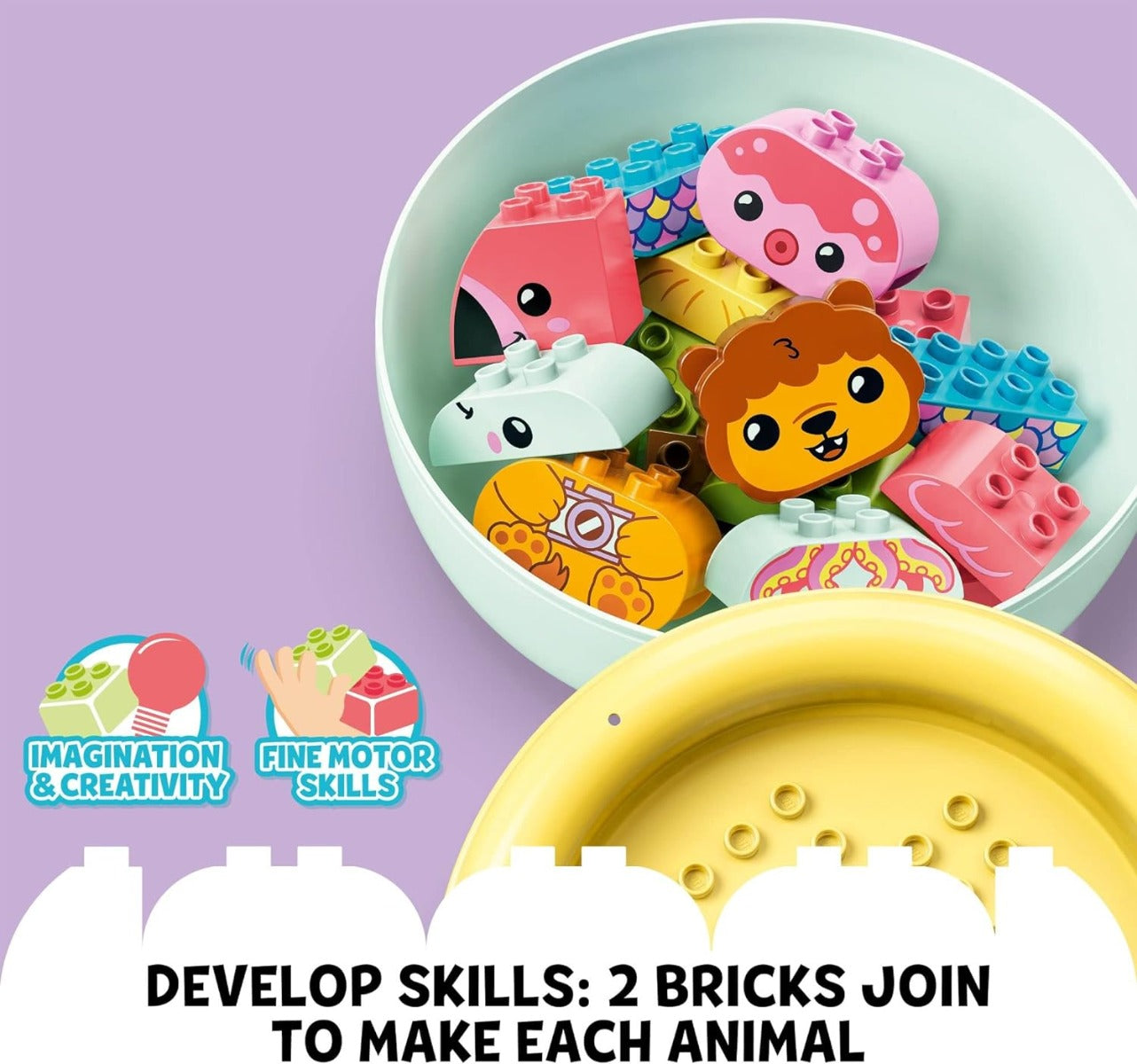 Buy Lego Duplo Bath Time Fun Floating Animal Island 10966 with 20pcs | Yallatoys.com