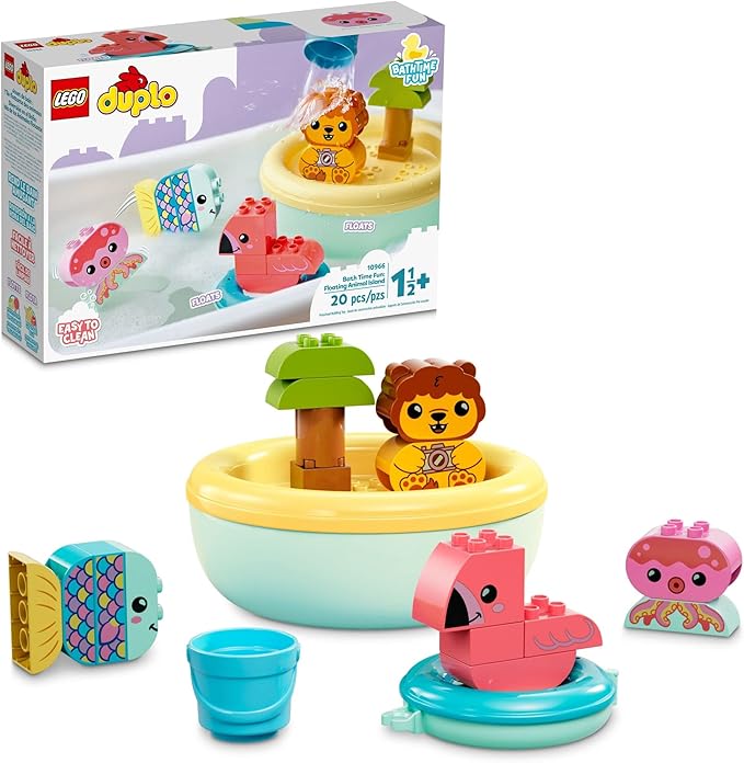 Buy Lego Duplo Bath Time Fun Floating Animal Island 10966 with 20pcs | Yallatoys.com