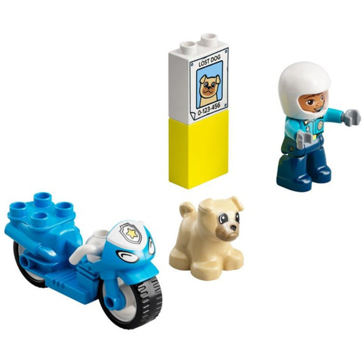 Buy Lego Duplo Police Motorcycle 10967 with 5 pcs | Yallatoys.com