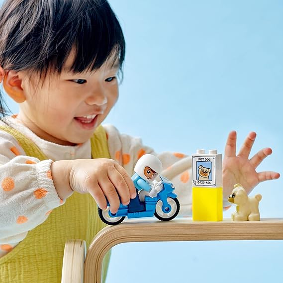 Buy Lego Duplo Police Motorcycle 10967 with 5 pcs | Yallatoys.com