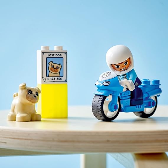 Buy Lego Duplo Police Motorcycle 10967 with 5 pcs | Yallatoys.com