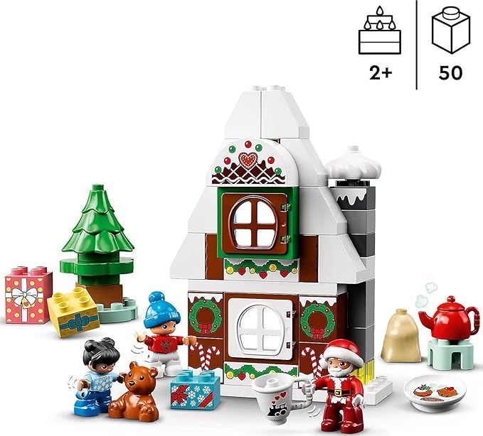 Buy Lego Duplo 10976 Santas Gingerbread House With 50pcs | Yallatoys.com