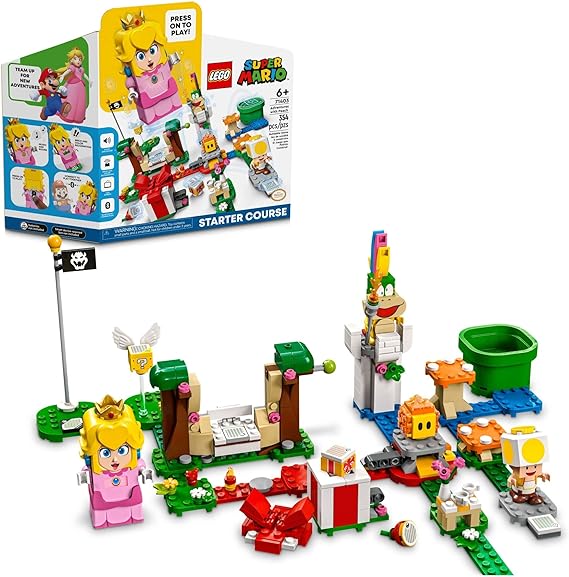 Buy Lego Super Mario Adventures with Peach Starter Course 71403 with 354pcs | Yallatoys.com
