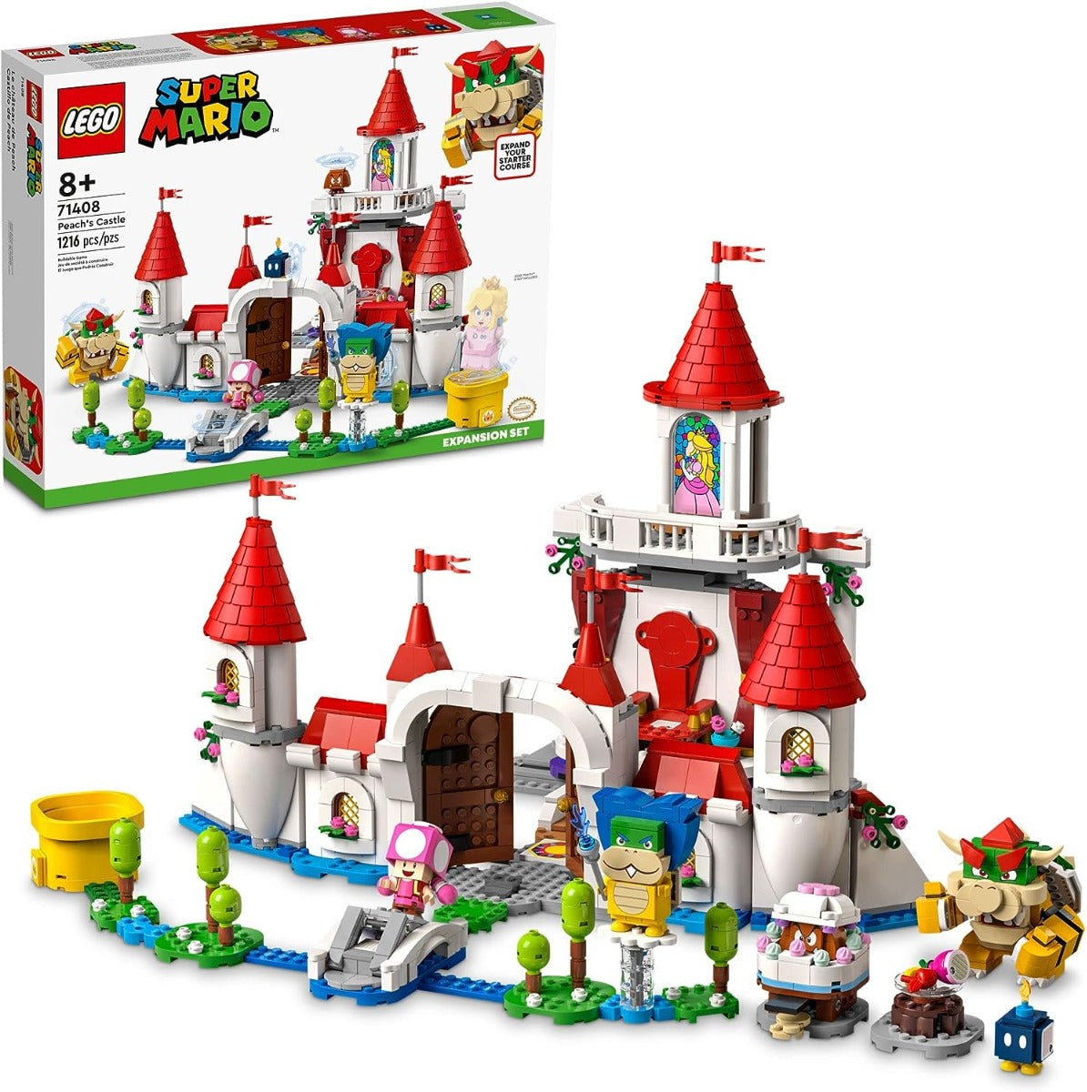 Buy Lego Super Mario Peach’s Castle Expansion Set 71408 | Yallatoys.com