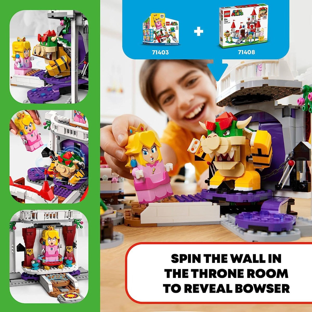 Buy Lego Super Mario Peach’s Castle Expansion Set 71408 | Yallatoys.com