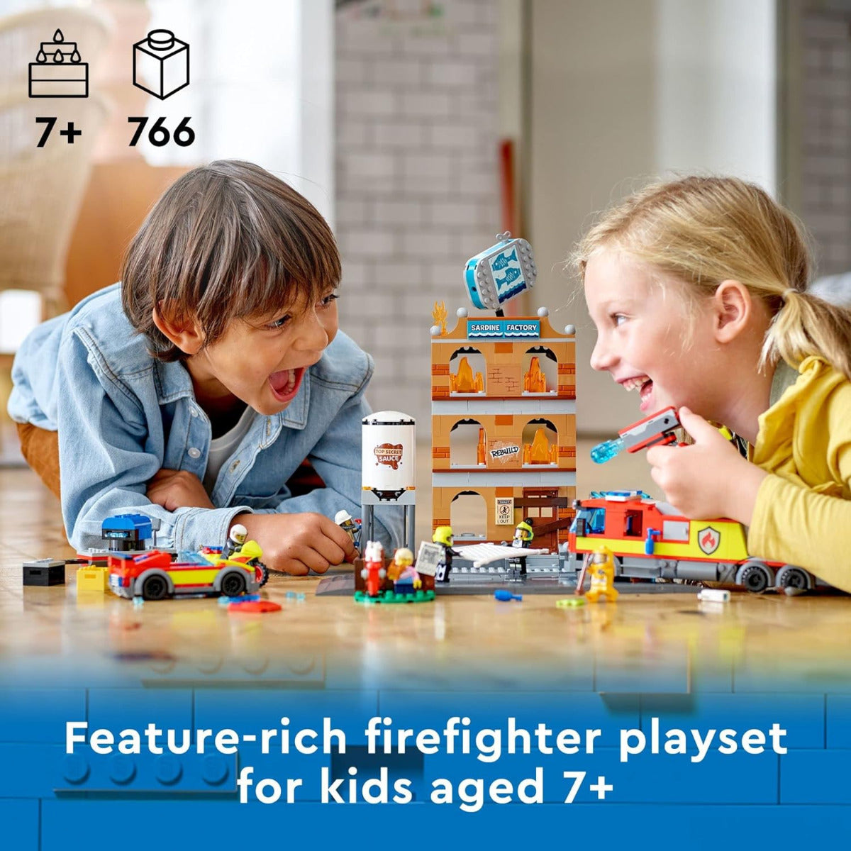 Buy Lego City Fire Brigade 60321 with 766pcs | Yallatoys.com