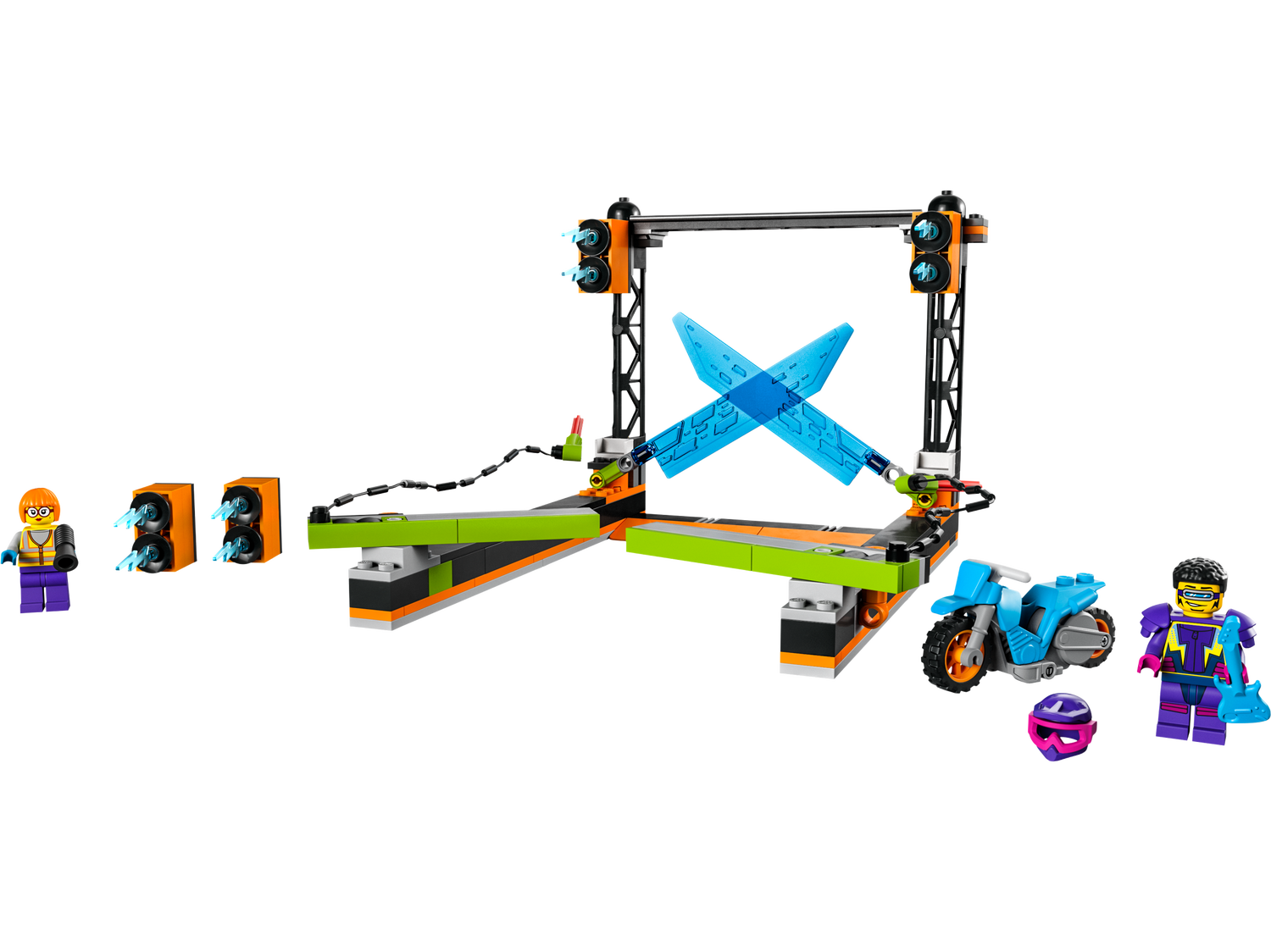 Buy Lego City Stuntz The Blade Stunt Challenge Building Kit 60340 with 154pcs | Yallatoys.com