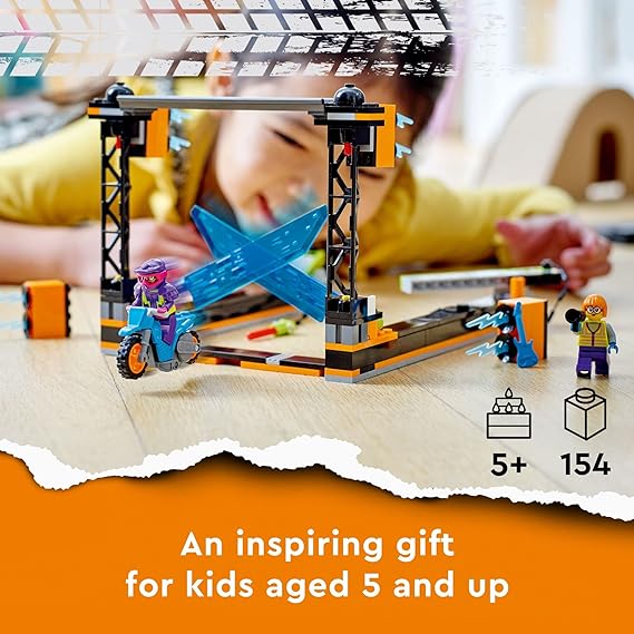 Buy Lego City Stuntz The Blade Stunt Challenge Building Kit 60340 with 154pcs | Yallatoys.com
