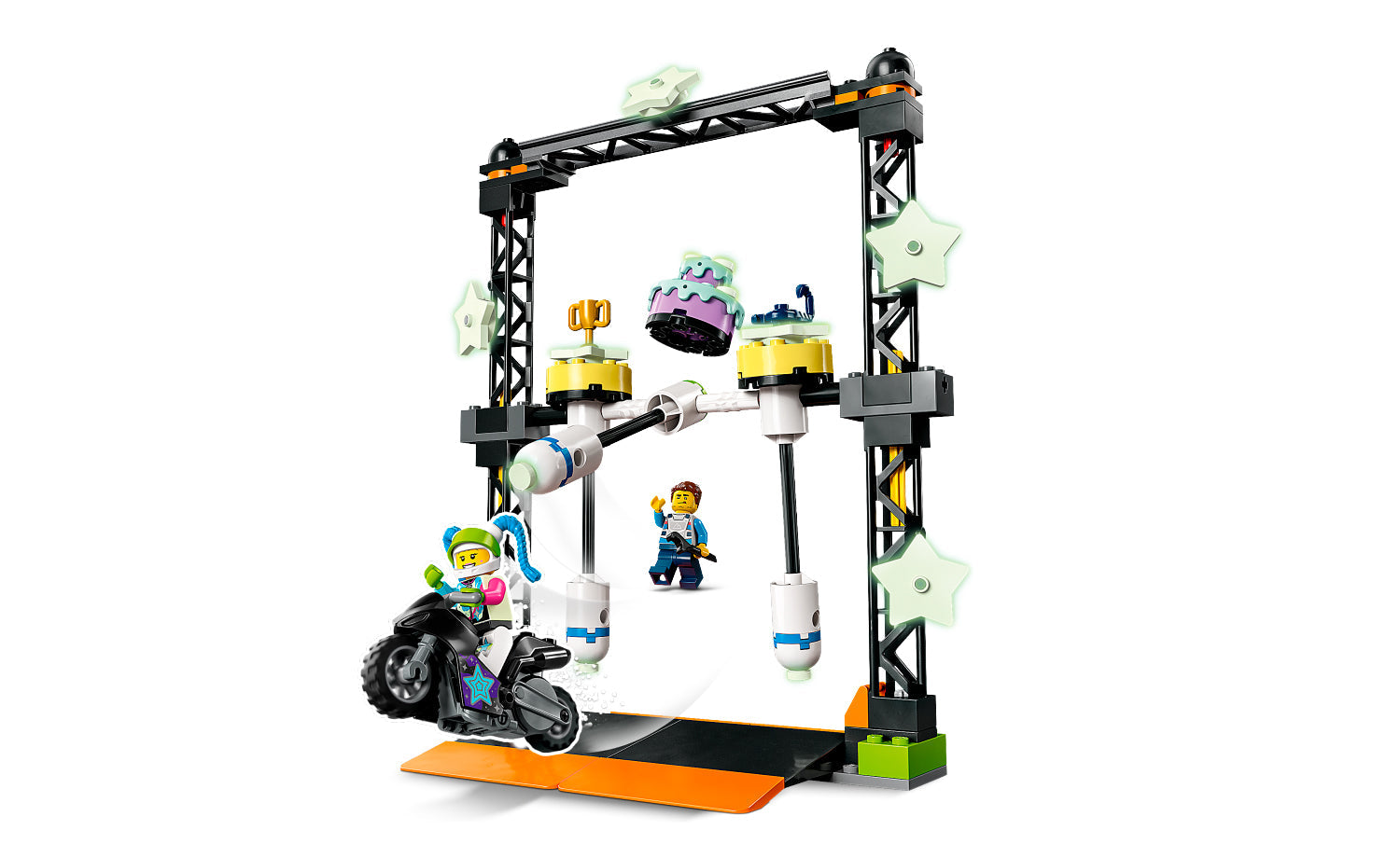 Buy Lego City The Knockdown Stunt Challenge Building Kit 60341 with 117pcs | Yallatoys.com