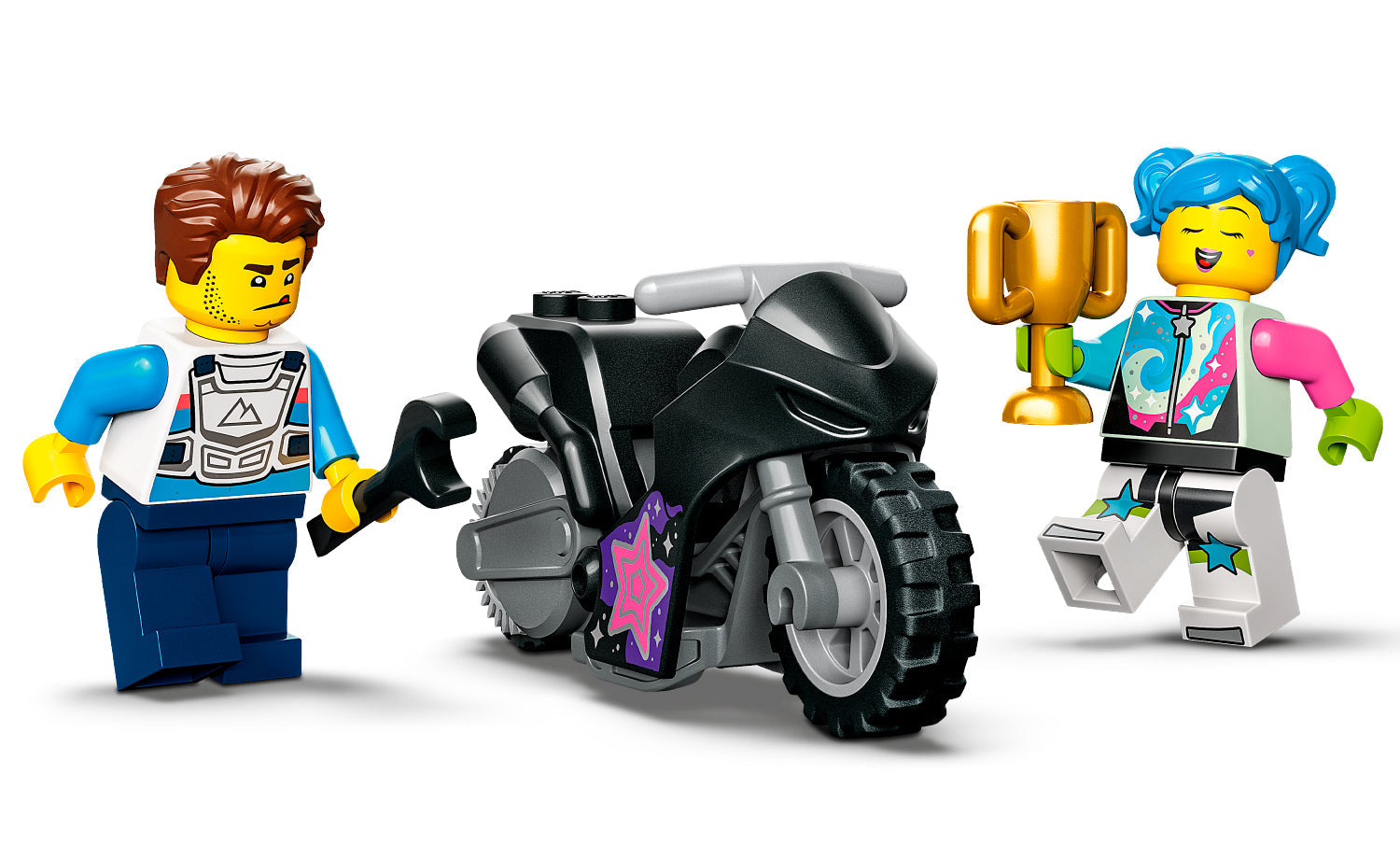 Buy Lego City The Knockdown Stunt Challenge Building Kit 60341 with 117pcs | Yallatoys.com