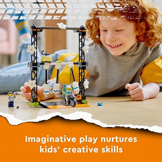 Buy Lego City The Knockdown Stunt Challenge Building Kit 60341 with 117pcs | Yallatoys.com