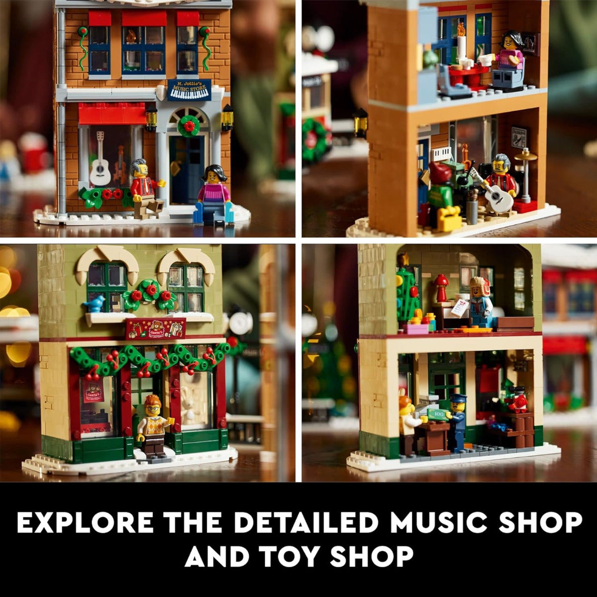 Buy Lego Holiday Main Street Building Set 10308 with 1514pcs | Yallatoys.com