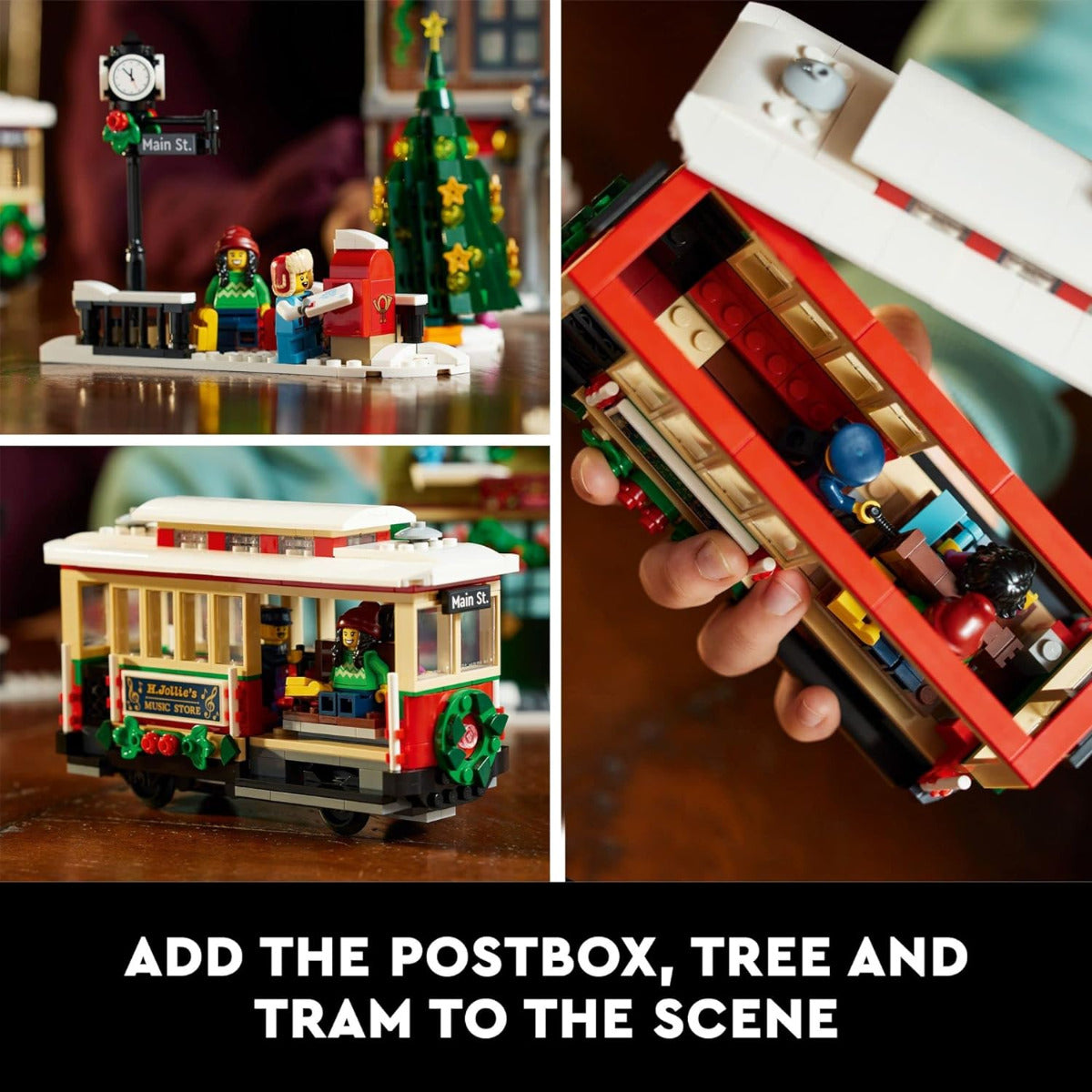 Buy Lego Holiday Main Street Building Set 10308 with 1514pcs | Yallatoys.com