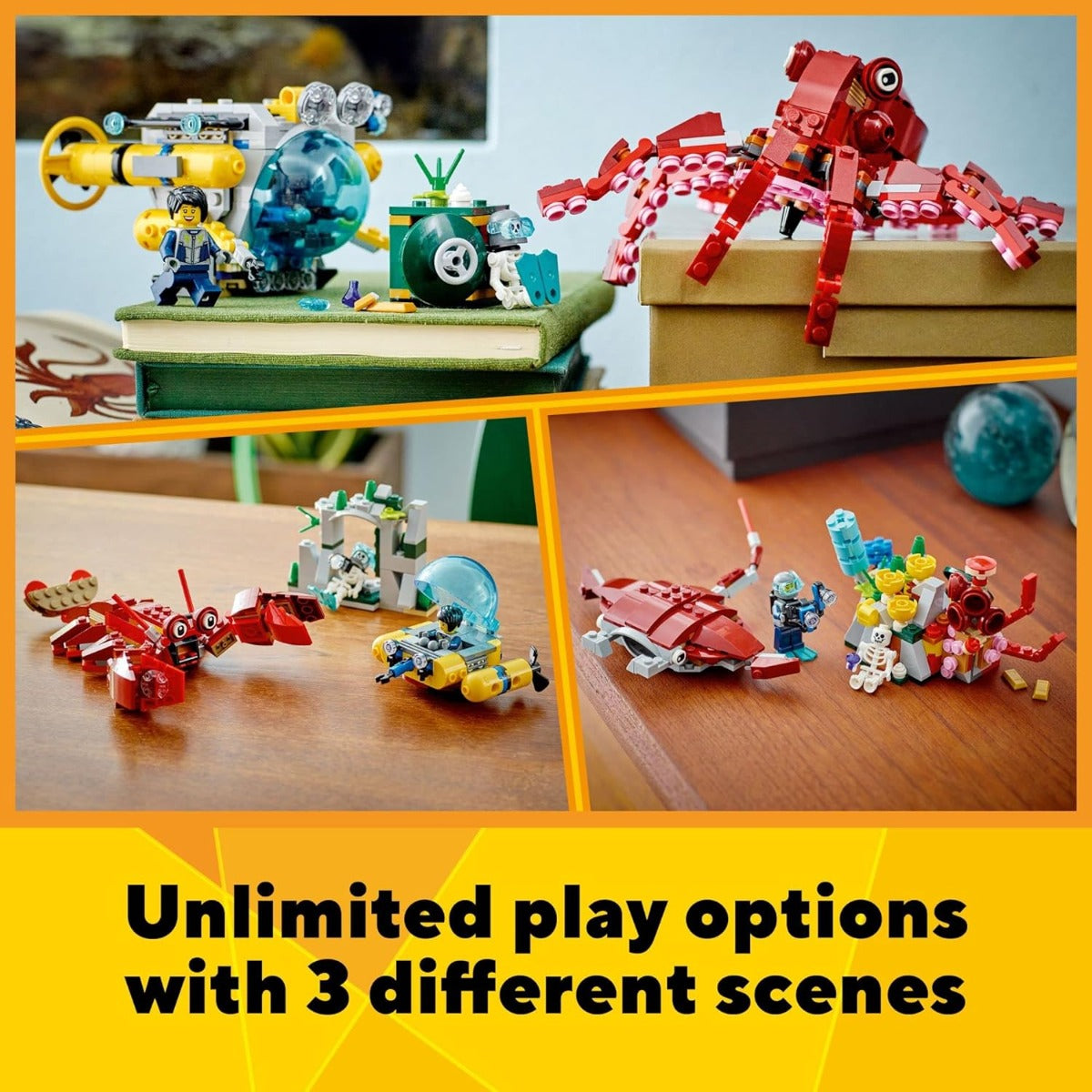 Buy Lego Creator 3 in 1 Sunken Treasure Mission with 522pcs | Yallatoys.com