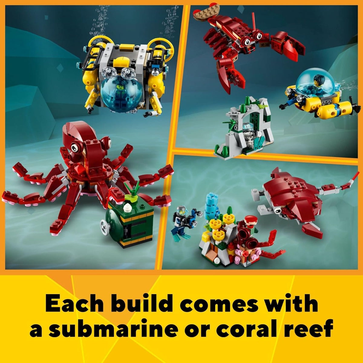 Buy Lego Creator 3 in 1 Sunken Treasure Mission with 522pcs | Yallatoys.com