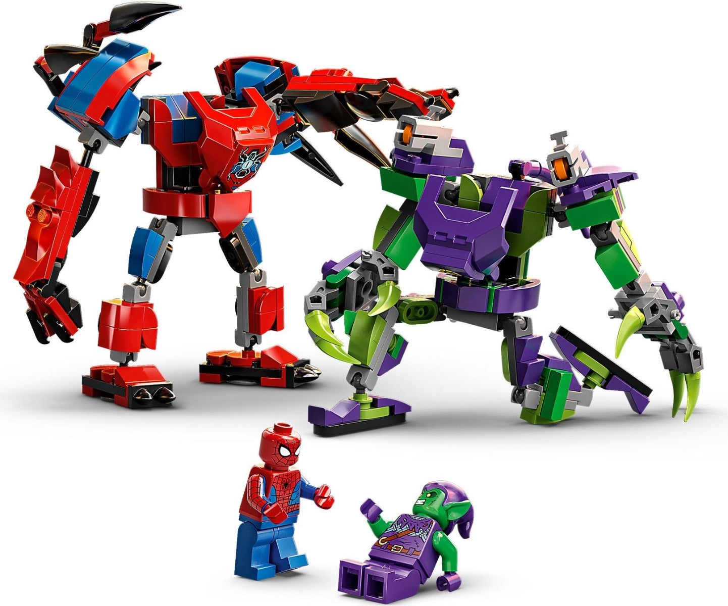Buy Lego Marvel Spider-Man & Green Goblin Mech Battle 76219 with 296 Pieces | Yallatoys.com