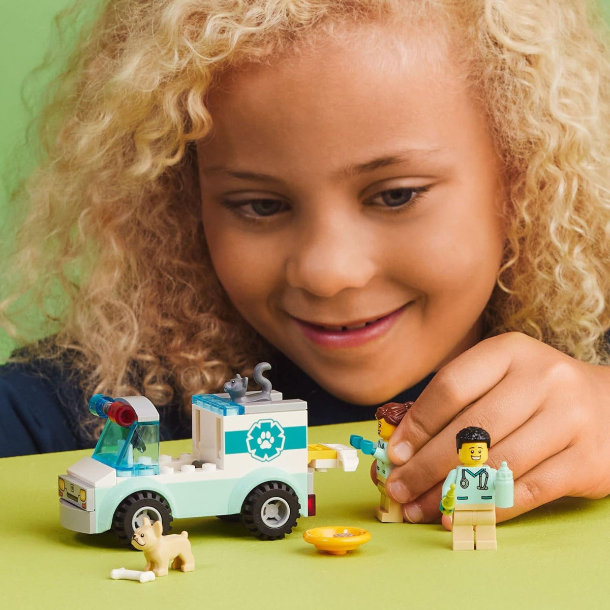 Buy Lego City Vet Van Rescue 60382 with 58pcs | Yallatoys.com