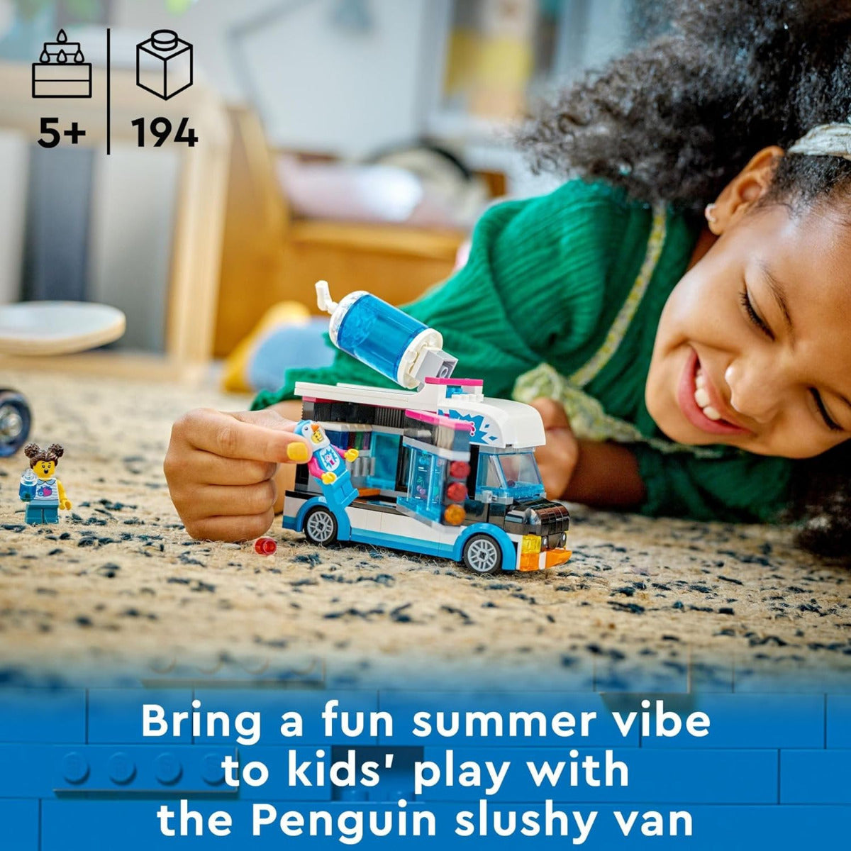Buy Lego City Penguin Slushy Van 60384 Building Toy with 194pcs | Yallatoys.com