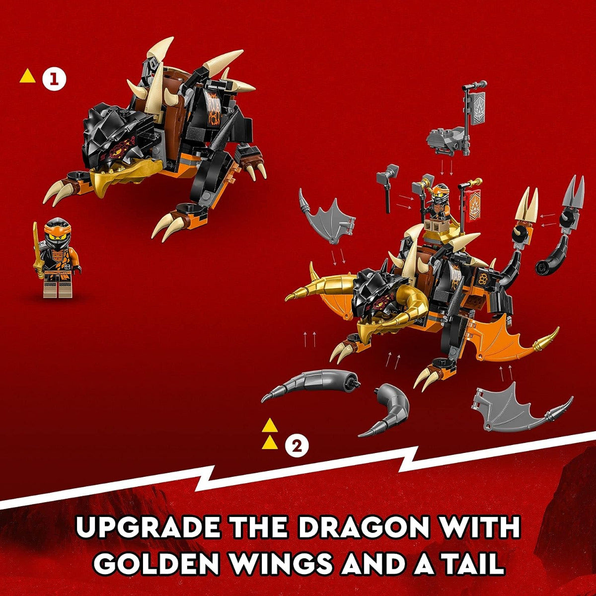 Buy Lego Ninjago Coles Earth Dragon 71782 with 285pcs | Yallatoys.com