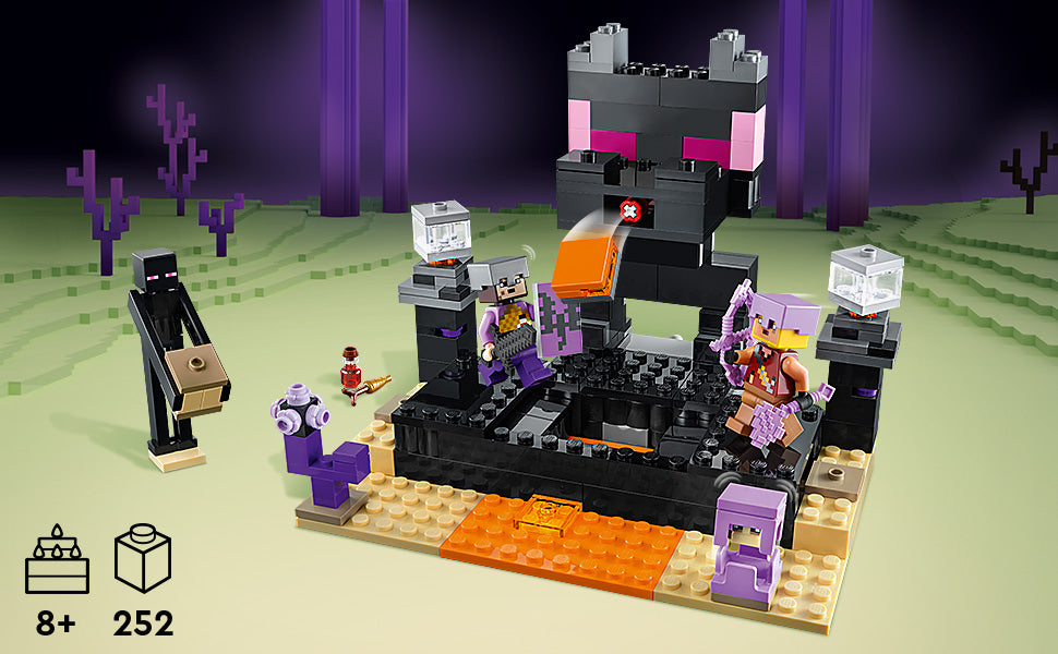 Buy Lego Minecraft The End Arena 21242 with 252pcs | Yallatoys.com