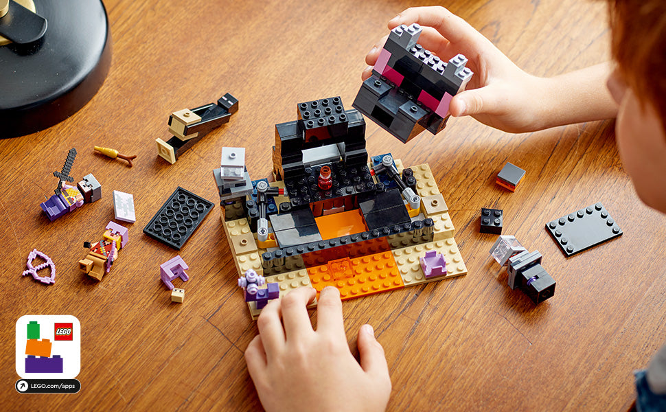Buy Lego Minecraft The End Arena 21242 with 252pcs | Yallatoys.com