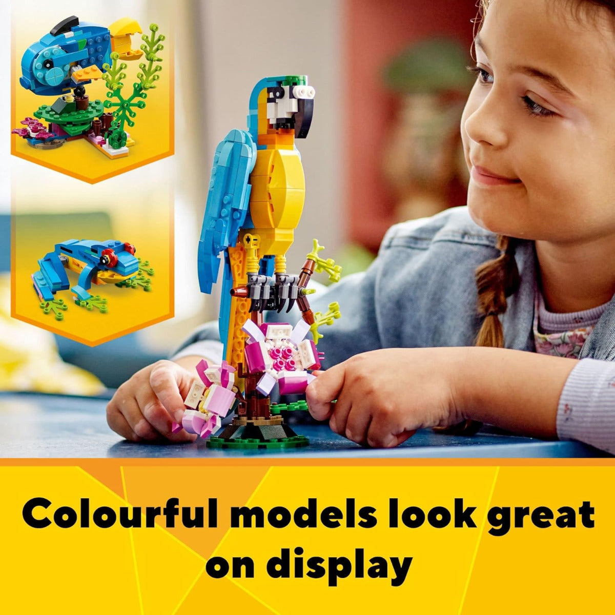 Buy Lego Creator 3 in 1 Exotic Parrot 31136 with 253pcs | Yallatoys.com